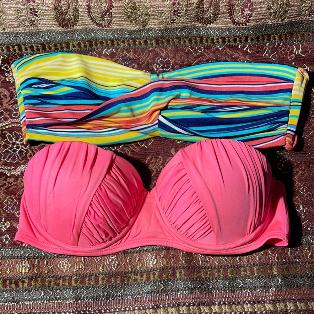 Candie’s Swim/ jcp Bikini Top Bundle Size S